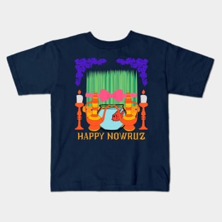 Unique Persian New Year Happy Norooz Festival Happy Nowruz Kids T-Shirt